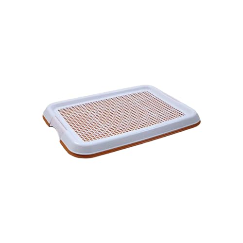 JISADER Hundetöpfchen-Tablett, Haustier-Hundetrainings-Toilette für den Innenbereich, Hundetöpfchen-PIPI-Pad-Halter für kleine Hunde, Rotbraun JISADER Hundetöpfchen-Tablett, Haustier-Hundetrainings-Toilette für den Innenbereich, Hundetöpfchen-PIPI-Pad-Halter für kleine Hunde, Rotbraun von JISADER