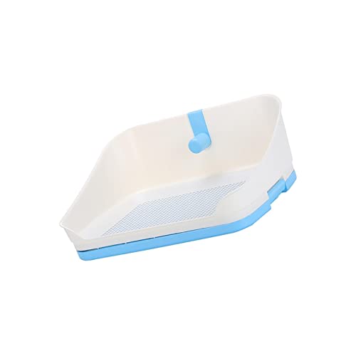 JISADER Hundetoilette Töpfchentrainer Welpentoilette Hält Pfoten und Böden sauber Waschbares Haustier-Trainings-Toilettentablett für Kätzchen kleine und, Blau JISADER Hundetoilette Töpfchentrainer Welpentoilette Hält Pfoten und Böden sauber Waschbares Haustier-Trainings-Toilettentablett für Kätzchen kleine und, Blau von JISADER