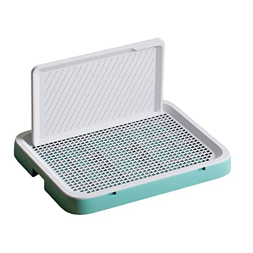 JISADER Hundetoilette Welpentraining Töpfchenschale Abnehmbare Katzentoilette Wiederverwendbarer tragbarer Töpfchentrainer Ecke Pee Pad für Kätzchen Welpen, L grün JISADER Hundetoilette Welpentraining Töpfchenschale Abnehmbare Katzentoilette Wiederverwendbarer tragbarer Töpfchentrainer Ecke Pee Pad für Kätzchen Welpen, L grün von JISADER
