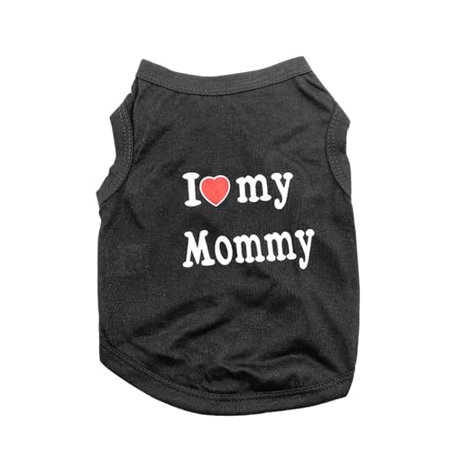 JISADER Hundeweste Haustier Hund Katze Kleidung Welpen Sweatshirt, Welpen Sommerkleidung, Welpen T-Shirts für kleine Hunde, Haustierkostüm, Katze, Ich Bin schwarz JISADER Hundeweste Haustier Hund Katze Kleidung Welpen Sweatshirt, Welpen Sommerkleidung, Welpen T-Shirts für kleine Hunde, Haustierkostüm, Katze, Ich Bin schwarz von JISADER