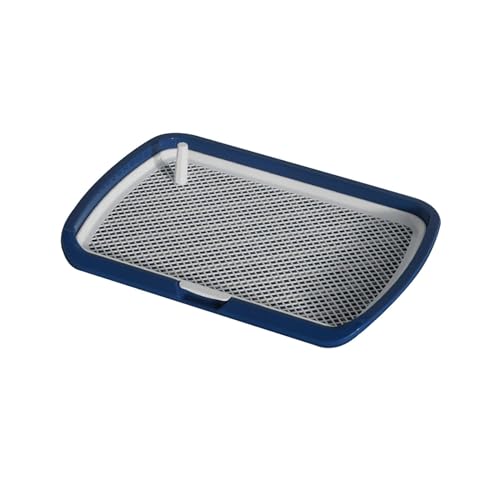 JISADER Indoor-Hunde-Töpfchen-Pads, Netzgitter-Toilette, bequemer Haustier-Trainingspads-Halter für Indoor-Katzen, kleine und mittelgroße Hunde, Marine JISADER Indoor-Hunde-Töpfchen-Pads, Netzgitter-Toilette, bequemer Haustier-Trainingspads-Halter für Indoor-Katzen, kleine und mittelgroße Hunde, Marine von JISADER
