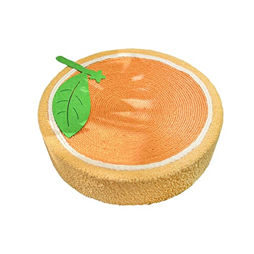 JISADER Katzen-Kratzschüssel, Kratzlounge, Bett, Kratzkissen, Nest, Kratzbrett für Hauskatzen, kleine, mittelgroße und große Katzen, Kätzchen, Kitty, Orange JISADER Katzen-Kratzschüssel, Kratzlounge, Bett, Kratzkissen, Nest, Kratzbrett für Hauskatzen, kleine, mittelgroße und große Katzen, Kätzchen, Kitty, Orange von JISADER