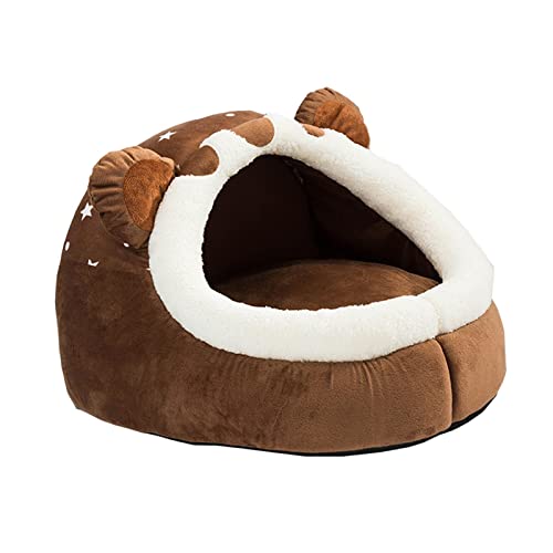 JISADER Katzenbett, Warmes Nest, Winter, Plüsch, Schlafunterlage mit Kapuze, Multi JISADER Katzenbett, Warmes Nest, Winter, Plüsch, Schlafunterlage mit Kapuze, Multi von JISADER