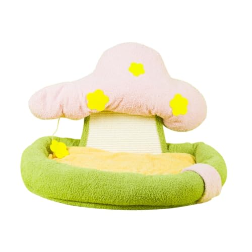JISADER Katzenbett für Hauskatzen, Hundebett, Zwinger für Hauskatzen, atmungsaktiv, süß, warm, für den Winter, Katzenkratzbrett, Welpenbett für Kätzchen, GrÜn, S JISADER Katzenbett für Hauskatzen, Hundebett, Zwinger für Hauskatzen, atmungsaktiv, süß, warm, für den Winter, Katzenkratzbrett, Welpenbett für Kätzchen, GrÜn, S von JISADER