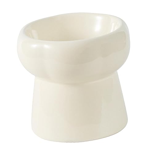 JISADER Katzenfutternapf, erhöhter Katzennapf, tragbarer Kätzchen-Wassernapf, Haustier-Futternapf, Keramik-Katzennäpfe für Futter und Wasser, Weiß, 130 ml JISADER Katzenfutternapf, erhöhter Katzennapf, tragbarer Kätzchen-Wassernapf, Haustier-Futternapf, Keramik-Katzennäpfe für Futter und Wasser, Weiß, 130 ml von JISADER