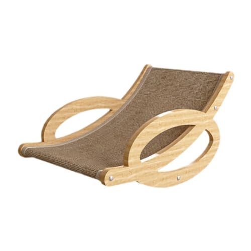 JISADER Katzenhängematte, Kratzbrett, bequemes Haustierbett, Ruhebett für Katzen, Schaukelstuhl, Katzenloungebett für Häschen, Hauskatzen, Kätzchen, 30cmx53cmx30cm Jute JISADER Katzenhängematte, Kratzbrett, bequemes Haustierbett, Ruhebett für Katzen, Schaukelstuhl, Katzenloungebett für Häschen, Hauskatzen, Kätzchen, 30cmx53cmx30cm Jute von JISADER