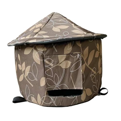 JISADER Katzenhäuser für Katzen im Freien, Wildkatzen-Hundehaus, wetterfestes, warmes und isoliertes Katzenhaus, Haustierhaus, Unterschlupf für streunende, m JISADER Katzenhäuser für Katzen im Freien, Wildkatzen-Hundehaus, wetterfestes, warmes und isoliertes Katzenhaus, Haustierhaus, Unterschlupf für streunende, m von JISADER