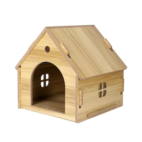JISADER Katzenhaus im Freien, Katzenbett, Haus, Katzenwohnung, Versteck, Versteck, Spielen, Schlafen, Verstecken, Tauben, Enten, Kaninchenstall, Versteck, Holzfarbe JISADER Katzenhaus im Freien, Katzenbett, Haus, Katzenwohnung, Versteck, Versteck, Spielen, Schlafen, Verstecken, Tauben, Enten, Kaninchenstall, Versteck, Holzfarbe von JISADER