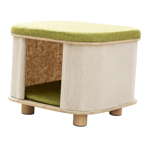 JISADER Katzenhaushocker, Fußhocker, Versteck, Katzenbett für Kätzchen, Indoor-Katzen, kleine Haustiere, Schlafen JISADER Katzenhaushocker, Fußhocker, Versteck, Katzenbett für Kätzchen, Indoor-Katzen, kleine Haustiere, Schlafen von JISADER