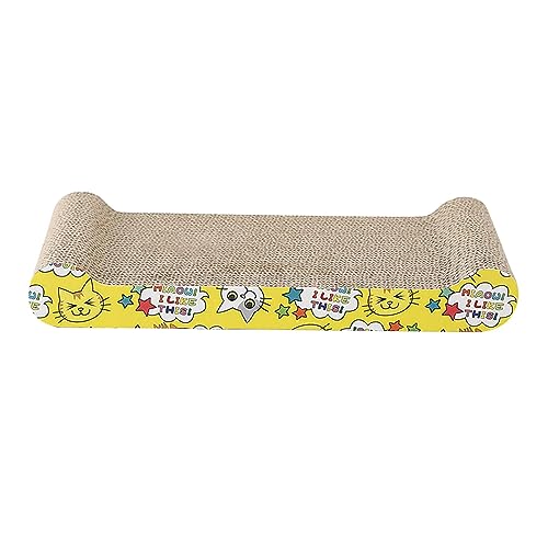 JISADER Katzenkratz Lounge Bett, Katzenkratzer Aus Pappe, Katzen Trainingsspielzeug, Langlebige Katzenkratzpads Zum Schlafen, Knochenform JISADER Katzenkratz Lounge Bett, Katzenkratzer Aus Pappe, Katzen Trainingsspielzeug, Langlebige Katzenkratzpads Zum Schlafen, Knochenform von JISADER
