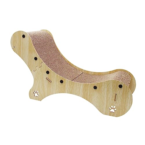 JISADER Katzenkratzbaum aus Pappe, Katzenkratzbaum, bodenstehend, verschleißfest, großer Katzen-Lounge-Stuhl, Kratzrampe für kleine Tiere, Zimmerkatzen JISADER Katzenkratzbaum aus Pappe, Katzenkratzbaum, bodenstehend, verschleißfest, großer Katzen-Lounge-Stuhl, Kratzrampe für kleine Tiere, Zimmerkatzen von JISADER
