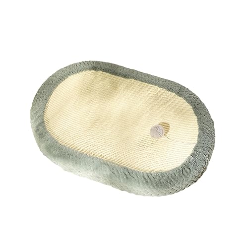 JISADER Katzenkratzbrett, Bett, Lounge, Schleifklauen, Möbelschutz, tragbar, für Kätzchen, zum Schlafen, Schlafen, langlebig, 61 cm x 40 cm, Katzenkratzbrett, Hellgrün JISADER Katzenkratzbrett, Bett, Lounge, Schleifklauen, Möbelschutz, tragbar, für Kätzchen, zum Schlafen, Schlafen, langlebig, 61 cm x 40 cm, Katzenkratzbrett, Hellgrün von JISADER