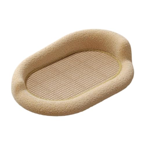JISADER Katzenkratzenbrettbett Katze Couch bequemer Kratzpolster Anti -Schlupf Füße, Jute von JISADER