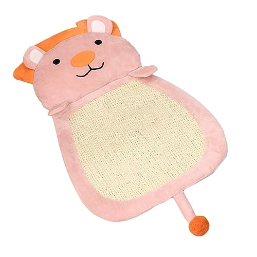 JISADER Katzenkratzmatte, Sisalmatte, Katzenkratzmatte, schützt Teppiche, Couch, Heimtierbedarf, Loungebett, Katzenkratzmatte für Katzen im Innenbereich, die, Rosa Löwe JISADER Katzenkratzmatte, Sisalmatte, Katzenkratzmatte, schützt Teppiche, Couch, Heimtierbedarf, Loungebett, Katzenkratzmatte für Katzen im Innenbereich, die, Rosa Löwe von JISADER