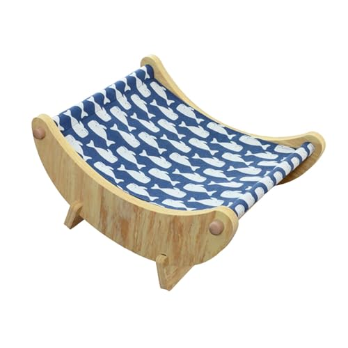 JISADER Katzenloungebett Katzenkratzbett 20,08 Zoll x 16,54 Zoll Katzenhängemattenmöbel aus Holz für Kaninchen, Delfin JISADER Katzenloungebett Katzenkratzbett 20,08 Zoll x 16,54 Zoll Katzenhängemattenmöbel aus Holz für Kaninchen, Delfin von JISADER