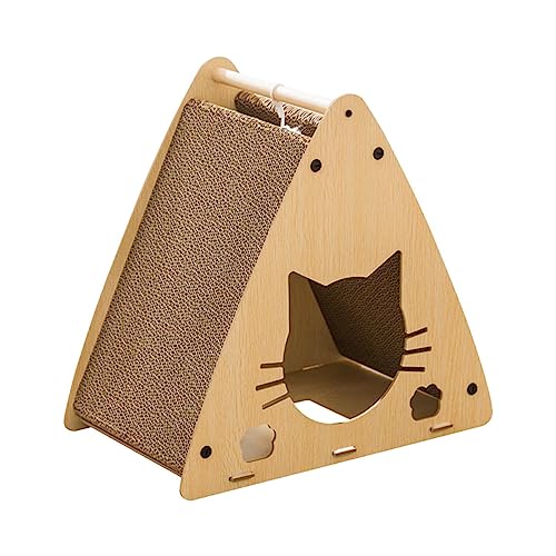 JISADER Katzenspielhaus, Katzenhäuser aus Pappe, Katzenkratzbretthaus, Kratzbrett für JISADER Katzenspielhaus, Katzenhäuser aus Pappe, Katzenkratzbretthaus, Kratzbrett für von JISADER