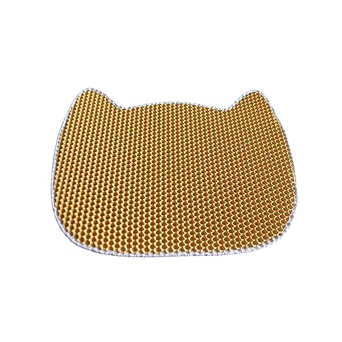 JISADER Katzenstreu-Matte, doppellagig, Katzenstreu-Teppich, Katzenstreu-Teppich, Katzenstreu-Auffangmatte, Orange JISADER Katzenstreu-Matte, doppellagig, Katzenstreu-Teppich, Katzenstreu-Teppich, Katzenstreu-Auffangmatte, Orange von JISADER