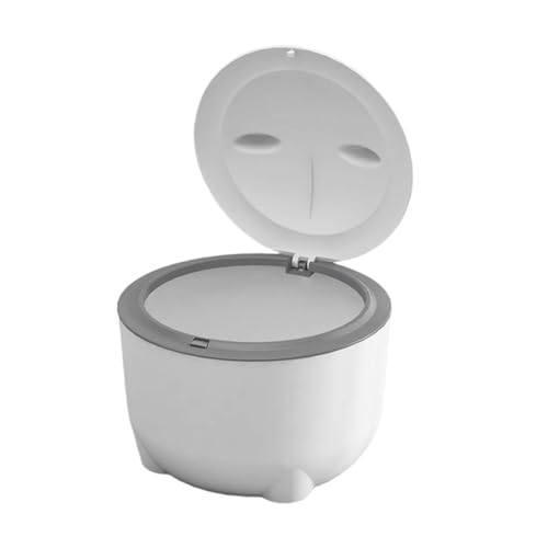 JISADER Katzenstreu-Mülleimer mit Druckdeckel, Katzenabfalleimer mit geschlossener und abgedeckter Katzentoilette, Katzentoilette für Hauskatzen, Weiß JISADER Katzenstreu-Mülleimer mit Druckdeckel, Katzenabfalleimer mit geschlossener und abgedeckter Katzentoilette, Katzentoilette für Hauskatzen, Weiß von JISADER