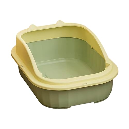 JISADER Katzentoilette, Tiefe Toilette, Katzentoilette, Kätzchentoilette für Welpen, Hauskatzen, GRÜN JISADER Katzentoilette, Tiefe Toilette, Katzentoilette, Kätzchentoilette für Welpen, Hauskatzen, GRÜN von JISADER