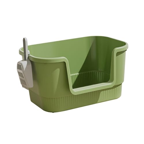 JISADER Katzentoilette Katzentoilette Katzenstreubehälter Katzentoilette Sandkasten Kätzchentöpfchen Toilette für kleine und große Katzen, Grün JISADER Katzentoilette Katzentoilette Katzenstreubehälter Katzentoilette Sandkasten Kätzchentöpfchen Toilette für kleine und große Katzen, Grün von JISADER
