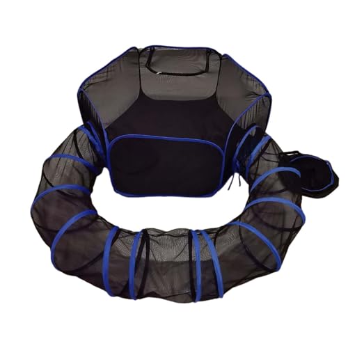 JISADER Katzenzelt Tunnel Laufstall Haustier Outdoor Indoor Tragbare Katzengehege Katzenspielhaus für Welpen Frettchen Kaninchen Kätzchen Spielen JISADER Katzenzelt Tunnel Laufstall Haustier Outdoor Indoor Tragbare Katzengehege Katzenspielhaus für Welpen Frettchen Kaninchen Kätzchen Spielen von JISADER