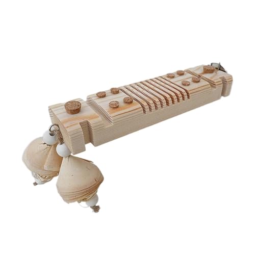 JISADER Kaustopper-Spielzeug aus Holz für Vögel, Trainingsspielzeug, Spielzeug für Intelligenz und Emotionen, Kork-Schatzspiel, Futtersuchspielzeug für Vögel JISADER Kaustopper-Spielzeug aus Holz für Vögel, Trainingsspielzeug, Spielzeug für Intelligenz und Emotionen, Kork-Schatzspiel, Futtersuchspielzeug für Vögel von JISADER
