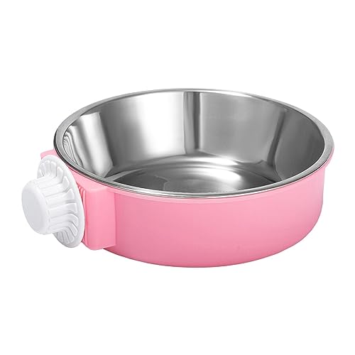 JISADER Kiste Hundenapf Haustier Futternapf Haustierkäfig Schüssel Käfig Coop Cup für Papagei Ratten Vogel, ROSA JISADER Kiste Hundenapf Haustier Futternapf Haustierkäfig Schüssel Käfig Coop Cup für Papagei Ratten Vogel, ROSA von JISADER