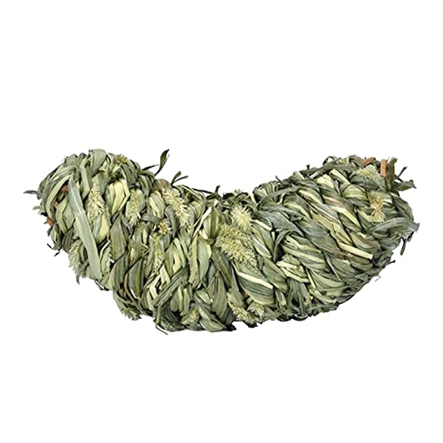JISADER Kleintier-Kauball, Hase, Rattan-Grasball, Spielzeug für andere Kleintiere, Welpen, Hamster, Meerschweinchen, Banane JISADER Kleintier-Kauball, Hase, Rattan-Grasball, Spielzeug für andere Kleintiere, Welpen, Hamster, Meerschweinchen, Banane von JISADER