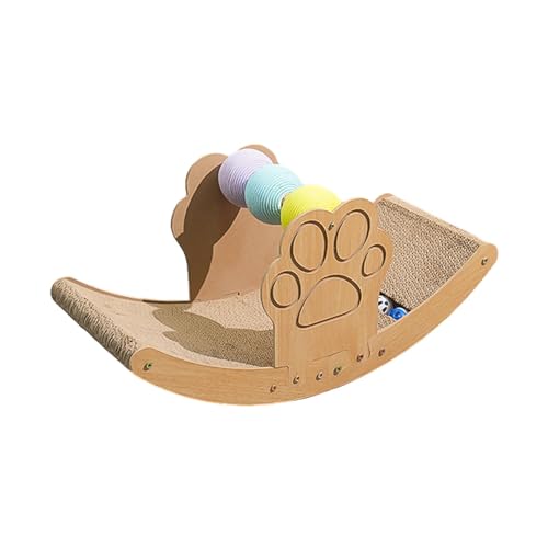 JISADER Kratzbrett, Katzenkratzbrett mit Ball, Spielzeug, langlebiges Katzenkratzpad, Kätzchenkratzer, Sofa zum Krallenschleifen, Stil a JISADER Kratzbrett, Katzenkratzbrett mit Ball, Spielzeug, langlebiges Katzenkratzpad, Kätzchenkratzer, Sofa zum Krallenschleifen, Stil a von JISADER