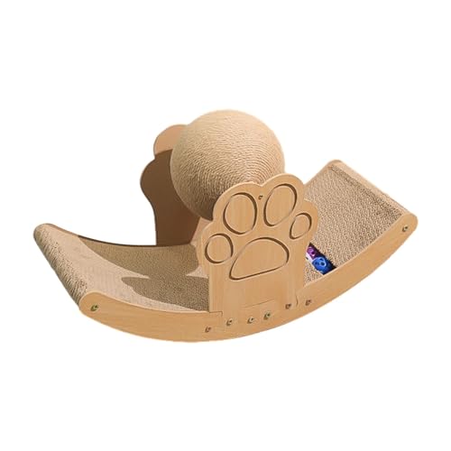JISADER Kratzbrett, Katzenkratzbrett mit Ball, Spielzeug, langlebiges Katzenkratzpad, Kätzchenkratzer, Sofa zum Krallenschleifen, Stil c JISADER Kratzbrett, Katzenkratzbrett mit Ball, Spielzeug, langlebiges Katzenkratzpad, Kätzchenkratzer, Sofa zum Krallenschleifen, Stil c von JISADER
