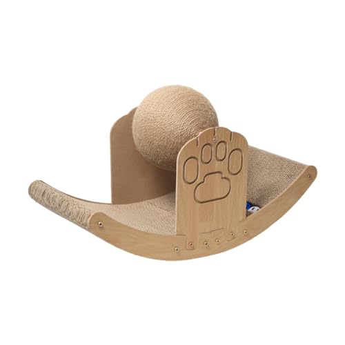JISADER Kratzbrett, Katzenkratzbrett mit Ball, Spielzeug, langlebiges Katzenkratzpad, Kätzchenkratzer, Sofa zum Krallenschleifen, Stil d JISADER Kratzbrett, Katzenkratzbrett mit Ball, Spielzeug, langlebiges Katzenkratzpad, Kätzchenkratzer, Sofa zum Krallenschleifen, Stil d von JISADER