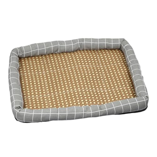 JISADER Kühlende Haustiermatte, Haustier-Eisunterlage, Matte, Schlafbett, Welpenunterlage, waschbar, tragbar, 40 cm x 30 cm, Kissen, Sommermatratze, GRAU JISADER Kühlende Haustiermatte, Haustier-Eisunterlage, Matte, Schlafbett, Welpenunterlage, waschbar, tragbar, 40 cm x 30 cm, Kissen, Sommermatratze, GRAU von JISADER