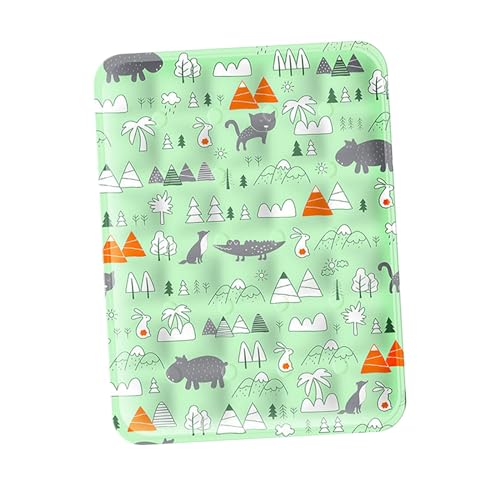 JISADER Kühlmatte für Haustiere, selbstkühlendes Pad, Haustierbett, Hundematte, Katzenkühlmatte für den Innenbereich, Sommer, Grün JISADER Kühlmatte für Haustiere, selbstkühlendes Pad, Haustierbett, Hundematte, Katzenkühlmatte für den Innenbereich, Sommer, Grün von JISADER