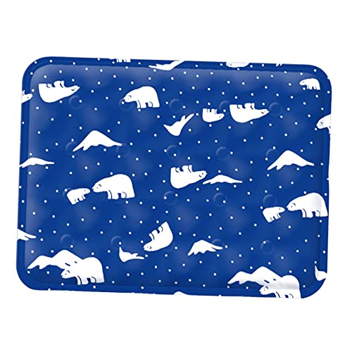 JISADER Kühlmatte für Hunde, Hundebett, rutschfest, faltbar, Katzendecke, Katzenmatte, Kissen, Schlafunterlage, Kühlkissen für Zuhause, Reisen, Auto, Dunkelblau, 60 cm x 90 cm JISADER Kühlmatte für Hunde, Hundebett, rutschfest, faltbar, Katzendecke, Katzenmatte, Kissen, Schlafunterlage, Kühlkissen für Zuhause, Reisen, Auto, Dunkelblau, 60 cm x 90 cm von JISADER