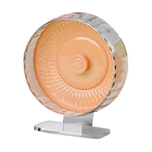 JISADER Laufräder für Hamster, Laufspielzeug für kleine Tiere, 17,8 cm, Käfigspielzeug, rund, Laufrad für kleine Tiere, leise, für Ratten, Igel, Orange JISADER Laufräder für Hamster, Laufspielzeug für kleine Tiere, 17,8 cm, Käfigspielzeug, rund, Laufrad für kleine Tiere, leise, für Ratten, Igel, Orange von JISADER