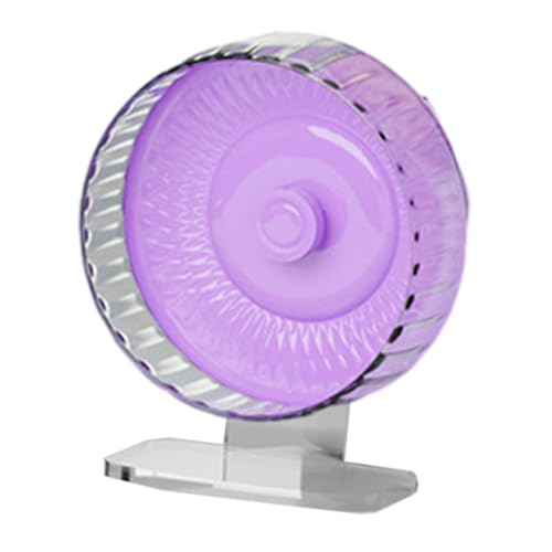 JISADER Laufräder für Hamster, Laufspielzeug für kleine Tiere, 17,8 cm, Käfigspielzeug, rund, Laufrad für kleine Tiere, leise, für Ratten, Igel, violett JISADER Laufräder für Hamster, Laufspielzeug für kleine Tiere, 17,8 cm, Käfigspielzeug, rund, Laufrad für kleine Tiere, leise, für Ratten, Igel, violett von JISADER