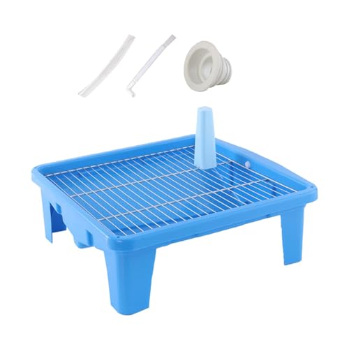 JISADER Mesh Grids Haustier-Trainingstoilette, Indoor-Hunde-Töpfchen-Trainingsunterlage, Haustier-Trainingsunterlage-Halter, Blau JISADER Mesh Grids Haustier-Trainingstoilette, Indoor-Hunde-Töpfchen-Trainingsunterlage, Haustier-Trainingsunterlage-Halter, Blau von JISADER