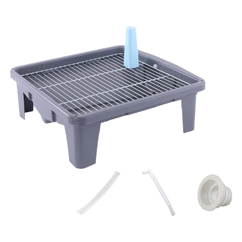 JISADER Mesh Grids Haustier-Trainingstoilette, Indoor-Hunde-Töpfchen-Trainingsunterlage, Haustier-Trainingsunterlage-Halter, grau JISADER Mesh Grids Haustier-Trainingstoilette, Indoor-Hunde-Töpfchen-Trainingsunterlage, Haustier-Trainingsunterlage-Halter, grau von JISADER