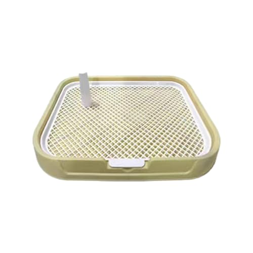 JISADER Mesh Grids Toiletten-Haustier-Trainingspads-Halter Mesh Grids Haustier-Trainings-Toilette für den Innenbereich, Gelb JISADER Mesh Grids Toiletten-Haustier-Trainingspads-Halter Mesh Grids Haustier-Trainings-Toilette für den Innenbereich, Gelb von JISADER