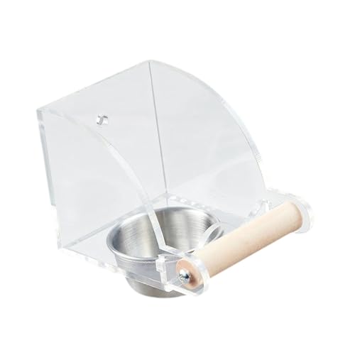 JISADER Non -Mess -Vogel -Käfig -Feeder -Papageien -Futtermittelfuttergericht Hängende Fütterungsstation für Cockatiel, 10.5x7.7x7.8cm JISADER Non -Mess -Vogel -Käfig -Feeder -Papageien -Futtermittelfuttergericht Hängende Fütterungsstation für Cockatiel, 10.5x7.7x7.8cm von JISADER