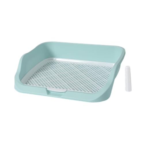 JISADER Offene Haustiertoilette mit Maschengitter für Kleintiere, Hellblau JISADER Offene Haustiertoilette mit Maschengitter für Kleintiere, Hellblau von JISADER