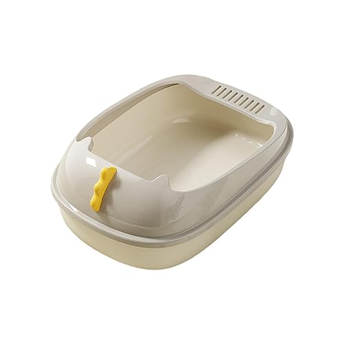 JISADER Offene Katzentoilette, Bettpfanne, Käfig, große Pfanne, Toilette, Sandkasten, Behälter, Katzentoilette, Haustiertoilette, Töpfchen-Toilette für, Weiße Basis42X28X16CM JISADER Offene Katzentoilette, Bettpfanne, Käfig, große Pfanne, Toilette, Sandkasten, Behälter, Katzentoilette, Haustiertoilette, Töpfchen-Toilette für, Weiße Basis42X28X16CM von JISADER