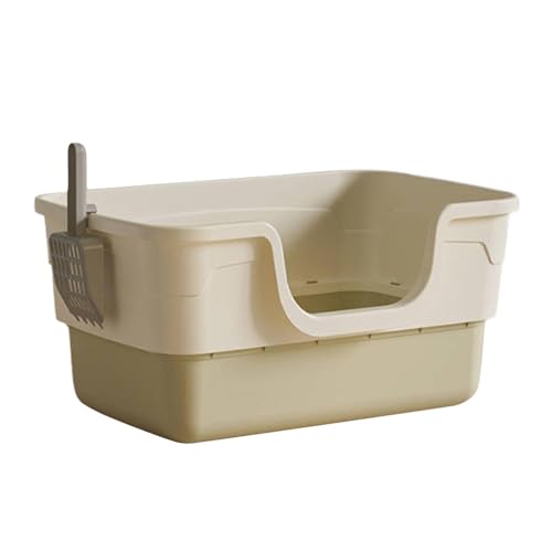 JISADER Offene Katzentoilette, Katzentoilette mit Katzenschaufel, Katzentoilette für Haustiere, Reinigungswerkzeug für große Räume, Bettpfanne, Grün JISADER Offene Katzentoilette, Katzentoilette mit Katzenschaufel, Katzentoilette für Haustiere, Reinigungswerkzeug für große Räume, Bettpfanne, Grün von JISADER