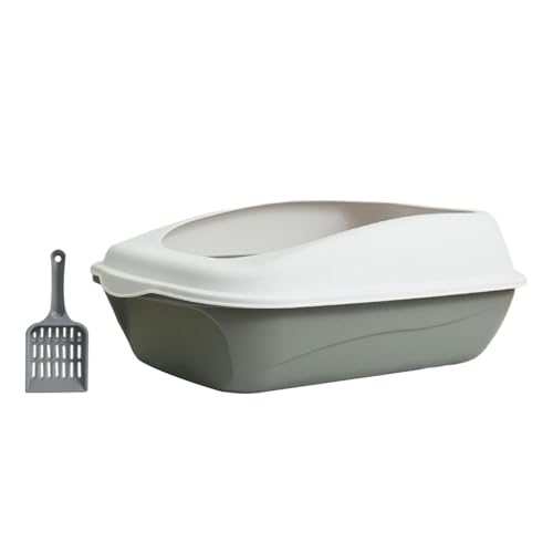 JISADER Offene Katzentoilette, Töpfchentoilette, abnehmbar, Haustierbedarf, GRAU JISADER Offene Katzentoilette, Töpfchentoilette, abnehmbar, Haustierbedarf, GRAU von JISADER