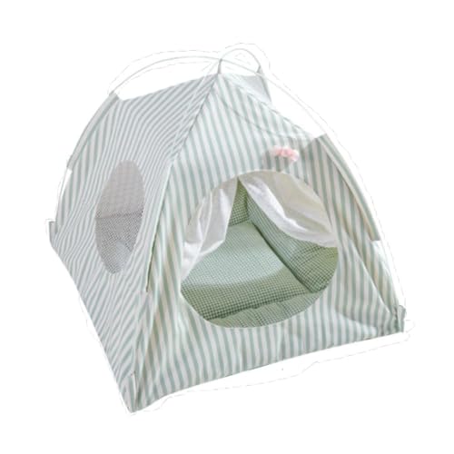 JISADER PET TEIPEE Zelt tragbares Katzenhaus Katzenzelt für Home Ruhing Camping im Freien im Freien Kätzchen, GrÜn JISADER PET TEIPEE Zelt tragbares Katzenhaus Katzenzelt für Home Ruhing Camping im Freien im Freien Kätzchen, GrÜn von JISADER