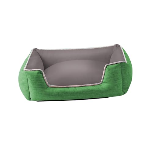 JISADER Pet House Hundebett, Abnehmbarer Bezug, für den Innenbereich, für Welpen, Sofa, Katzenbett für Zwinger, Schlafzimmer, Tierhandlung, mittelgroße, S Grün JISADER Pet House Hundebett, Abnehmbarer Bezug, für den Innenbereich, für Welpen, Sofa, Katzenbett für Zwinger, Schlafzimmer, Tierhandlung, mittelgroße, S Grün von JISADER