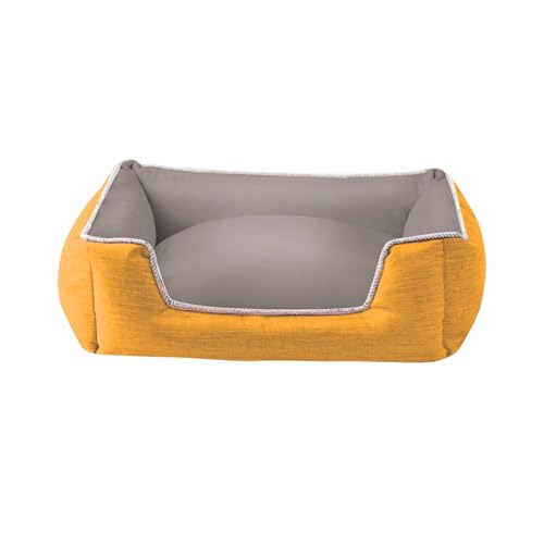JISADER Pet House Hundebett, Abnehmbarer Bezug, für den Innenbereich, für Welpen, Sofa, Katzenbett für Zwinger, Schlafzimmer, Tierhandlung, mittelgroße, XL-Orange JISADER Pet House Hundebett, Abnehmbarer Bezug, für den Innenbereich, für Welpen, Sofa, Katzenbett für Zwinger, Schlafzimmer, Tierhandlung, mittelgroße, XL-Orange von JISADER