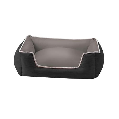 JISADER Pet House Hundebett, Abnehmbarer Bezug, für den Innenbereich, für Welpen, Sofa, Katzenbett für Zwinger, Schlafzimmer, Tierhandlung, mittelgroße, XL Schwarz JISADER Pet House Hundebett, Abnehmbarer Bezug, für den Innenbereich, für Welpen, Sofa, Katzenbett für Zwinger, Schlafzimmer, Tierhandlung, mittelgroße, XL Schwarz von JISADER