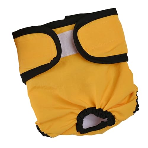 JISADER Physiologische Hunde-Hose, Slip für Mädchen, Hunde, Periodenhose, bequem, weich, Heimtierbedarf, maschinenwaschbar, Hunde-Haustier-Unterwäsche, S Gelb JISADER Physiologische Hunde-Hose, Slip für Mädchen, Hunde, Periodenhose, bequem, weich, Heimtierbedarf, maschinenwaschbar, Hunde-Haustier-Unterwäsche, S Gelb von JISADER
