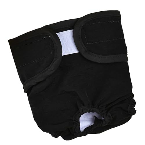 JISADER Physiologische Hunde-Hose, Slip für Mädchen, Hunde, Periodenhose, bequem, weich, Heimtierbedarf, maschinenwaschbar, Hunde-Haustier-Unterwäsche, XS Schwarz JISADER Physiologische Hunde-Hose, Slip für Mädchen, Hunde, Periodenhose, bequem, weich, Heimtierbedarf, maschinenwaschbar, Hunde-Haustier-Unterwäsche, XS Schwarz von JISADER